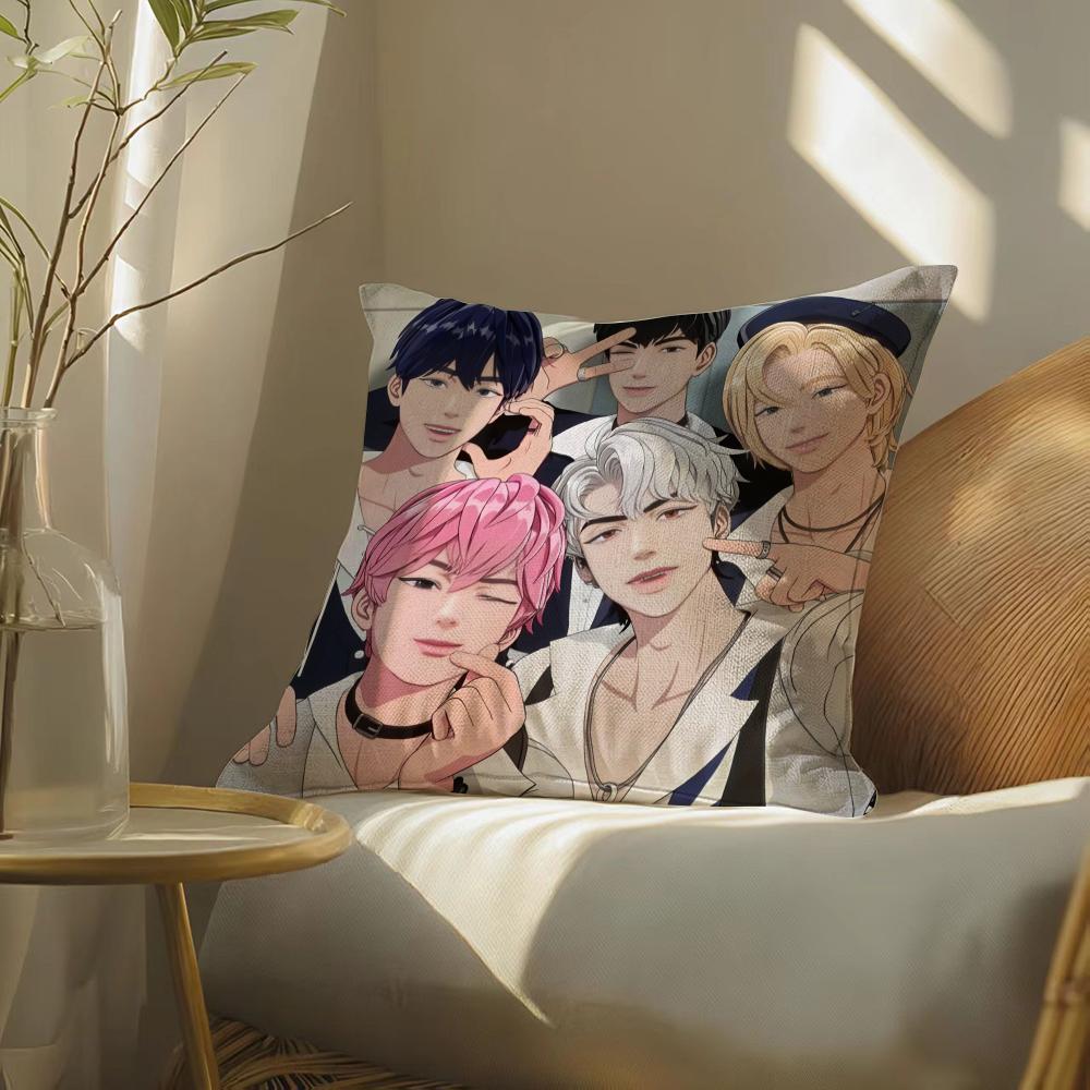 fashing Kpop PPLAVE Pillow Case pillowcase doublesided printed sofa cushion bedroom headboard
