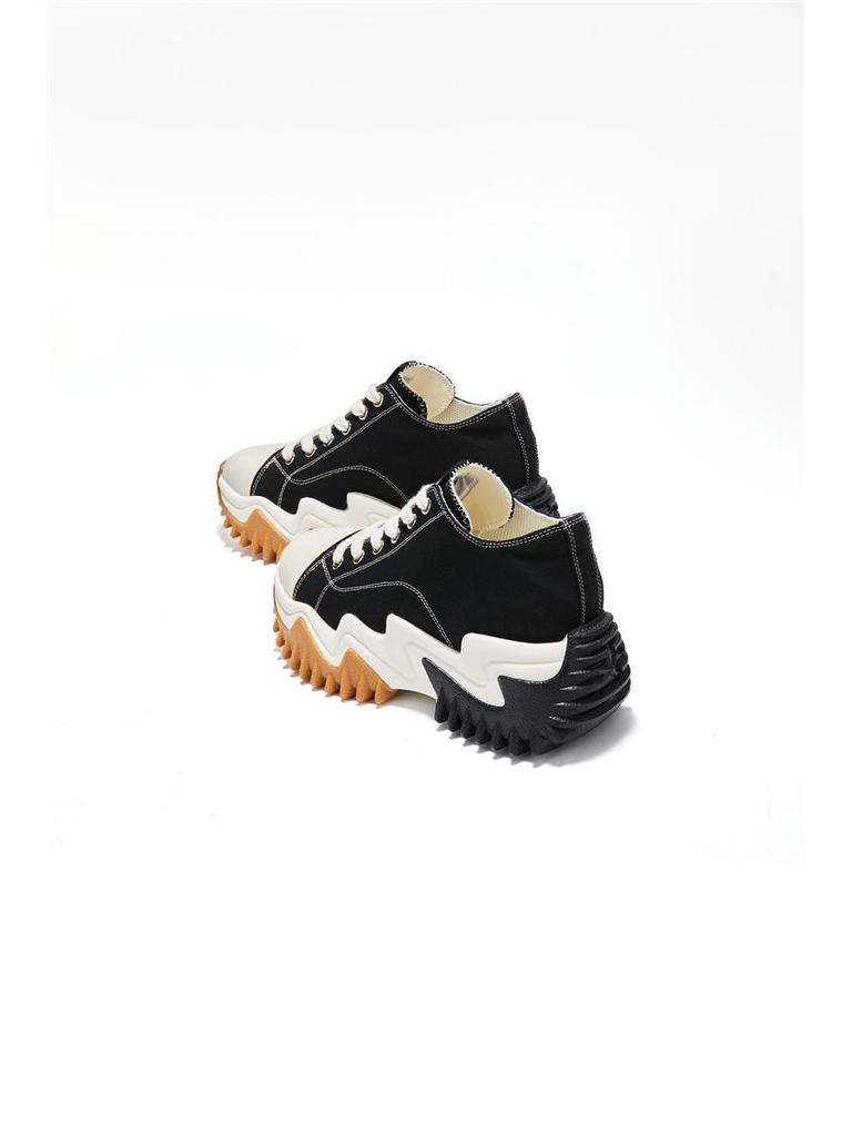 Women's 2024 Autumn High-Top Platform Canvas Sneakers - Thick-Soled, Casual, Versatile & Trendy