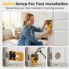 Door Latch Mortise Tool, Professional Door Lock Installation Kit, Precise Flush Mount Cutting Tool, Heavy-Duty Door Latch Template for 1-3/8" & 1-3/4"
