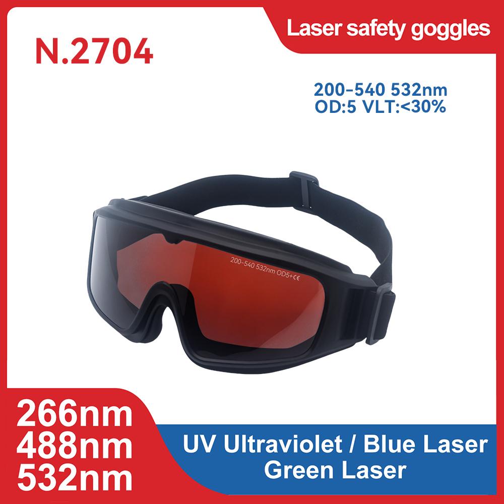 190-2000nm Laser Protective Glasses Certified Diode Laser Glasses Detector Laser Goggles