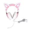 Gaming Headset Wired PC RGB Luminous Noise Reduction Over Ear Headphones with Mic