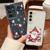 Santa Claus Printing Case For Samsung Galaxy S25 S24 S22 Ultra S23 S24 FE A17 A56 A16 A36 A26 A55 A15 A25 A54 5G Clear Soft TPU Phone Cover