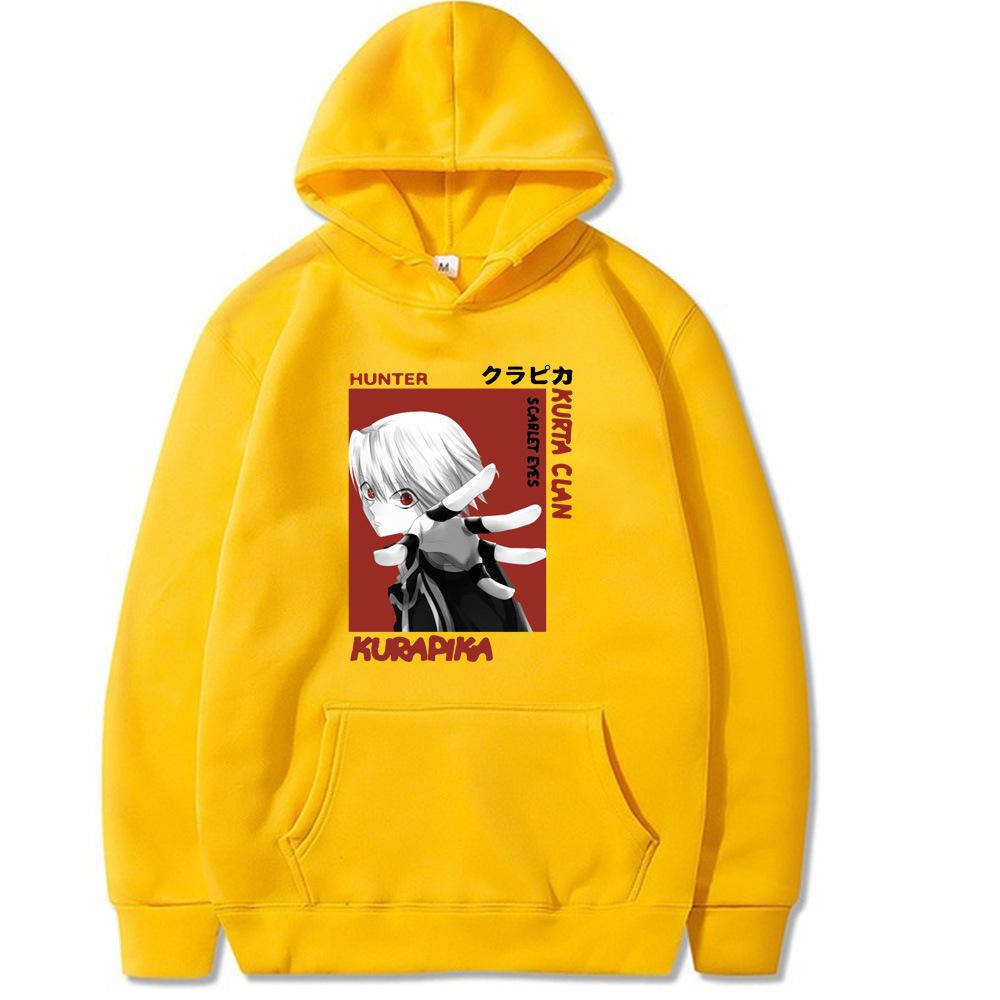 Japanese Animation Hoodie Fashion Design Women's Sweatshirt Fleece Oversized Couples Casual Streetwear Hoodies