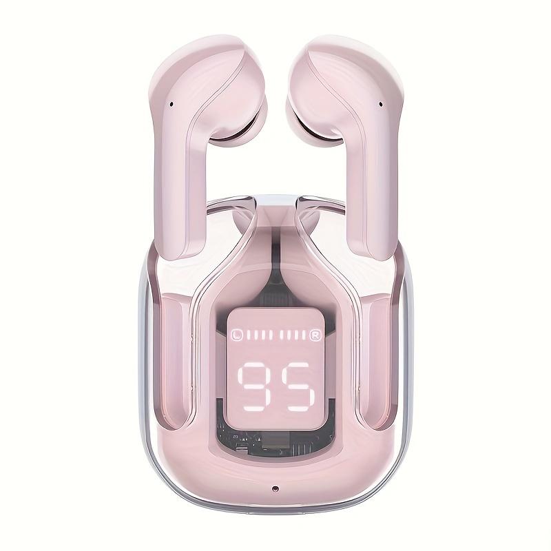 Transparent TWS Wireless Earbuds, Stereo Headphones, Sports Headphones, 8D Sound Quality, Dolby Sound Effect, Compatible with All Smartphones