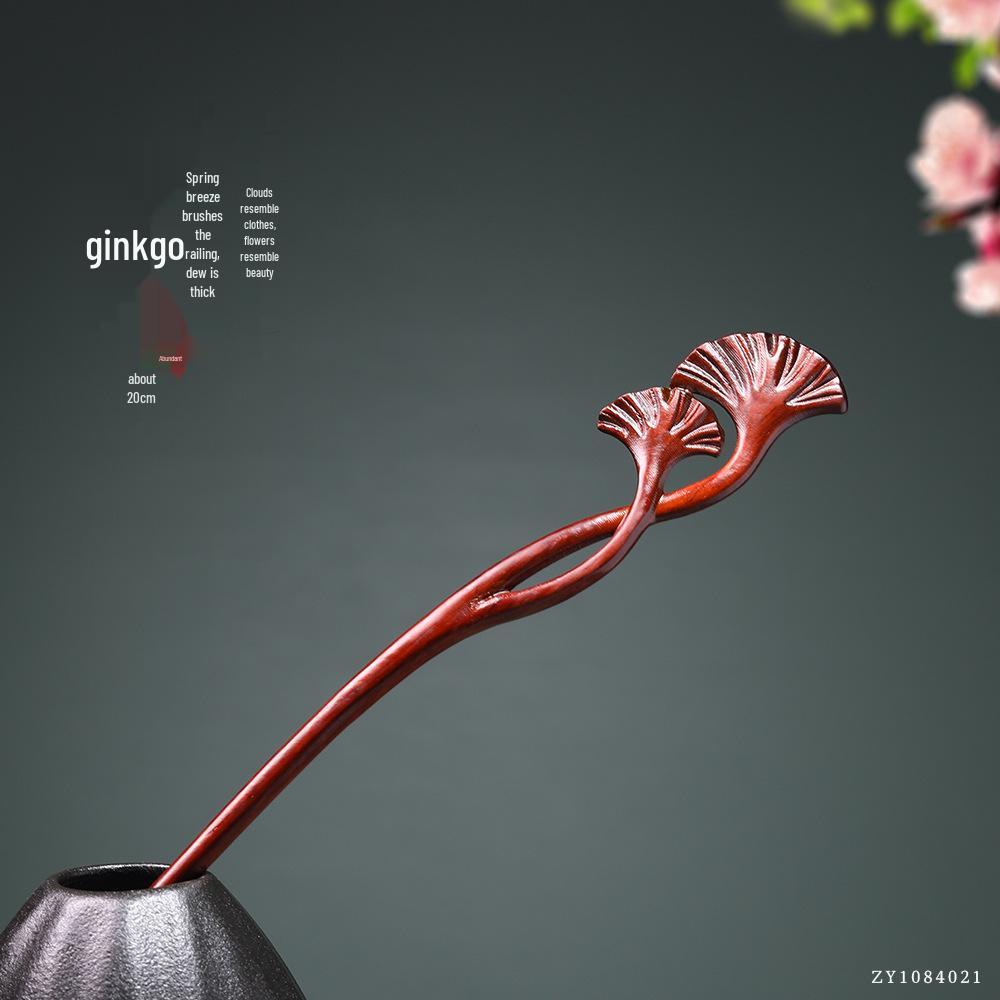 Rosewood Hairpins: Antique-Style Wood Hair Accessories for Hanfu & Qipao