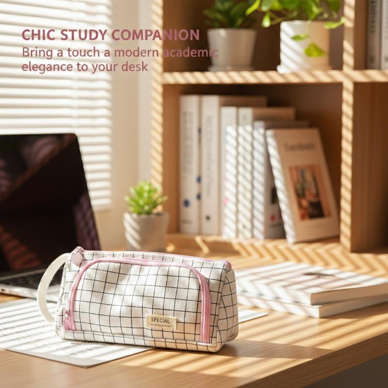 Mehrschichtige Stiftetasche mit großer Kapazität Stiftaufbewahrungszubehör Stiftbox Kawaii Niedliche Stiftetaschen Taschen Schreibwaren Schulsachen