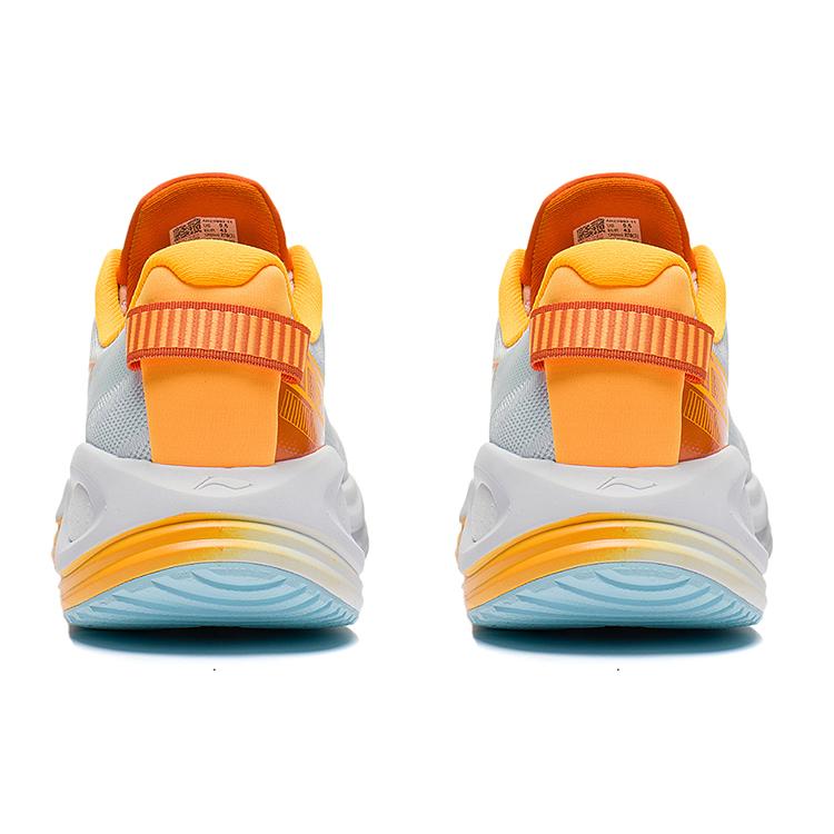 Li Ning Furious Rider 6.0 Rebound Low Top Running Shoes Men's White Orange ARZS003-11B