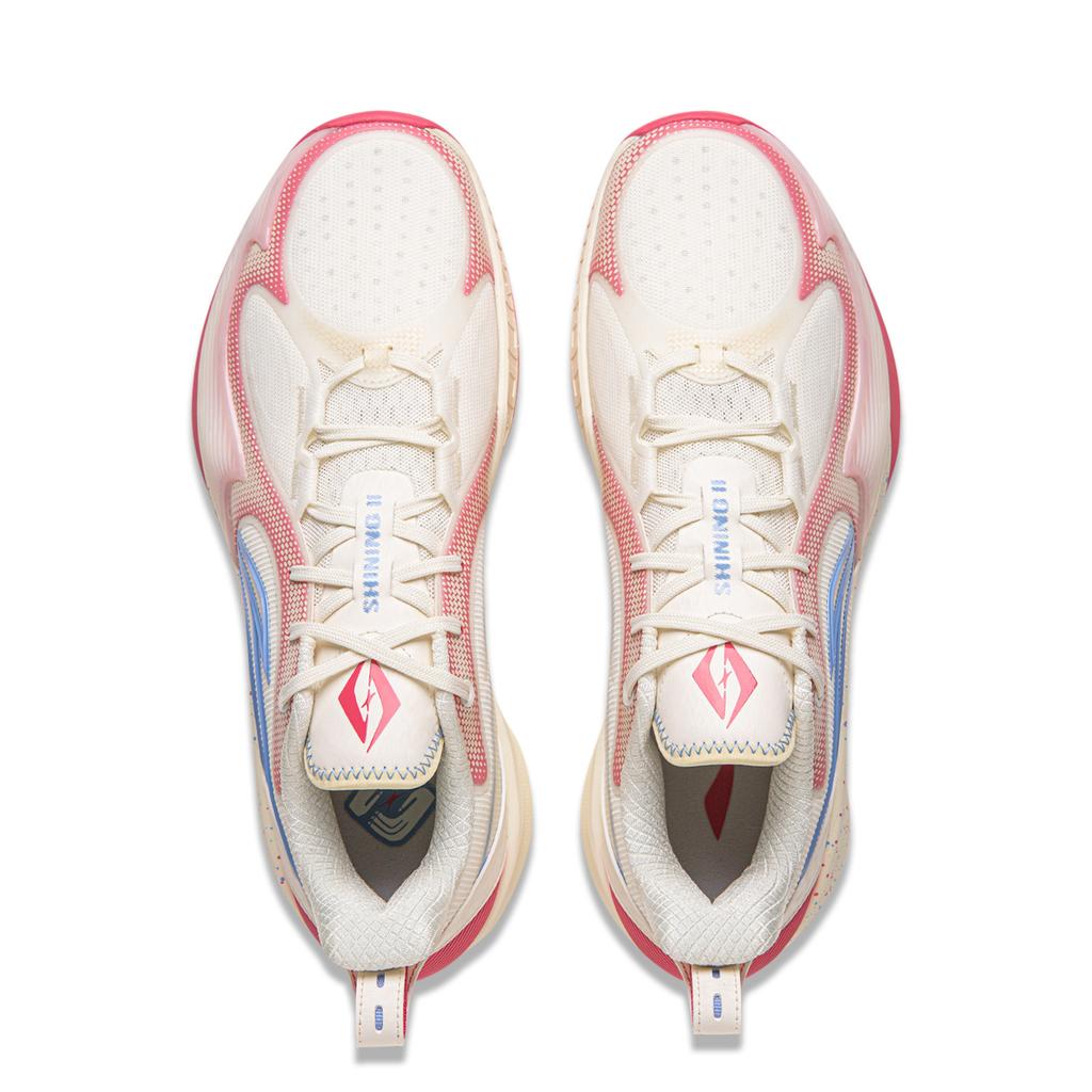 Li Ning Speed 2V2 Dämpfung Rutschfest Abriebfest Atmungsaktiv Leicht Niedrig geschnitten Basketballschuhe Herren ABPV003-4