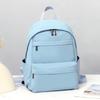 Backpack Women's Travel Backpack Solid Color Waterproof Schoolbag
