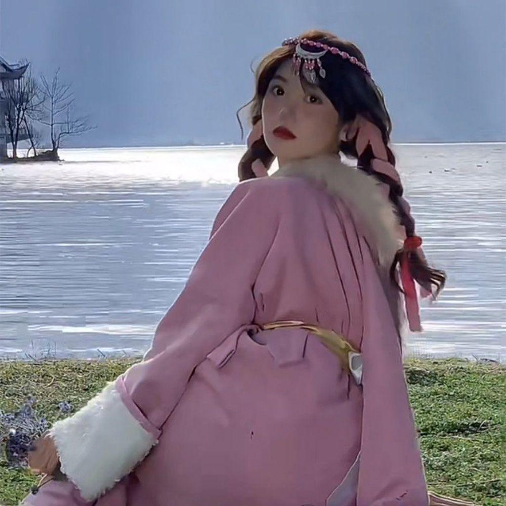 National Style Headband Hairdress Eyebrow Pendant Forehead Chain Women Necklace Fashion Jewelry