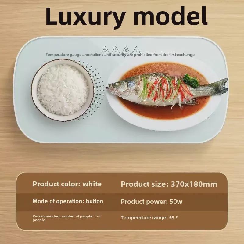 

«Многофункциональный подогреваемый поднос»: «Умный контроль температуры для подогрева еды и молока» Black