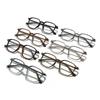 Women's Korean Polygonal Glasses, Myopia/Plano Lenses, Anti-Blue Light, Slimming for Large Faces, TR90 Bare Face Frame