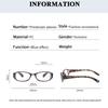 Retro Men Prescription Glasses Printed Women Reading Glasses +1.0 +1.5 +2.0