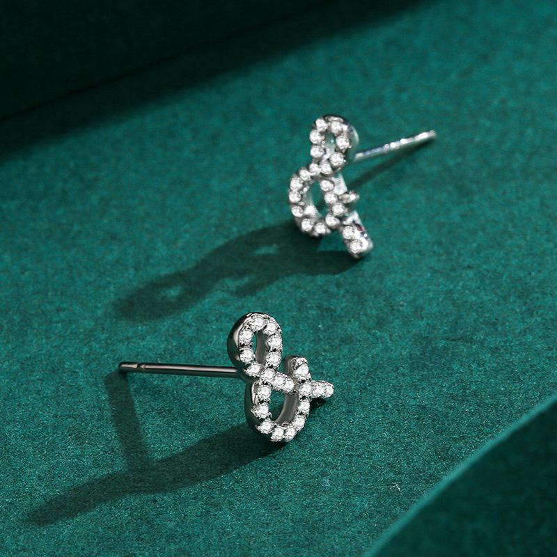 Tancise 925 Sterling Silver Zircon Earrings Drop Earrings For Women Wedding Party Gifts