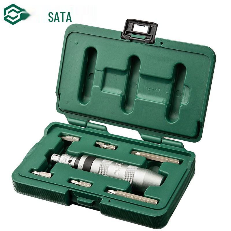 SATA 8-Piece Impact Screwdriver Set