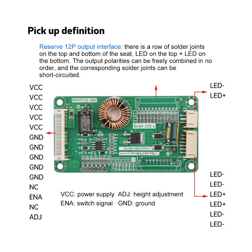 Universal 10-48 Inch LED LCD TV Constant Current Board Module LCD TV Backlight Constant Current Drive Booster Board Module