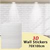 70X100cm solid color self-adhesive waterproof brick pattern 3D wallpaper living room wall sticker
