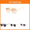 Fashionable Square Aviator Sunglasses With Metal Frame Uv400 For Outdoor Activities