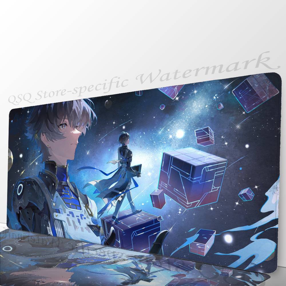 Xiangli Yao Anime Game W-Wuthering Waves Mousepad Mouse Mat Desk Mat With Pad Gaming Accessories Prime Gaming XXL Keyboard Pad