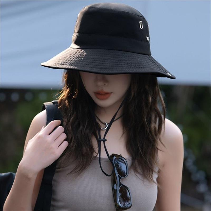Mountaineering Hat Camping Hat Spring And Summer Waterproof Fisherman Hat Female Sunscreen Outdoor Western Denim Nylon Quick Drying Hat
