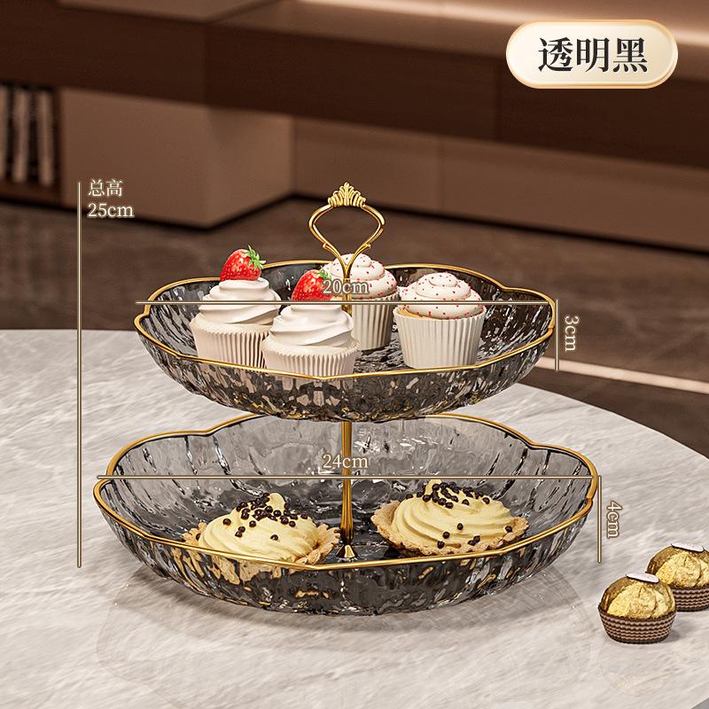 

Переважна багатоярусна фруктова тарілка Побутова цукерниця Вітальня Журнальний столик Десертна тарілка Прикраса для стійки реєстрації готелю