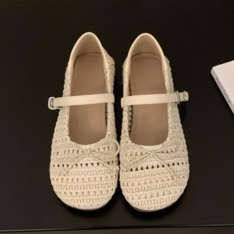 

Fashion Bow Weave Flats Women Shoes Fashion Mesh Buckle Casual Sneaker 2025 New Autumn Comfortable Cozy Shoes Running Zapatillas Mujer 40 покинуть белый