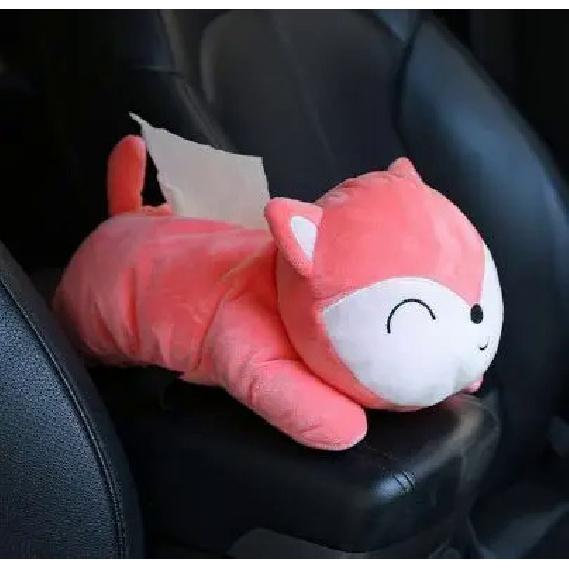 Creative Car Armrest Box Car Tissue Box Draw Cartoon Cute Car Draw Car Tray Trailer Interior Decoration Supplies