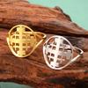 Dawapara Heiliger Jerusalem Kreuz Ring Kreuzritter Ritter Templer Ring Christliches Geschenk Edelstahl Religiöser Schmuck