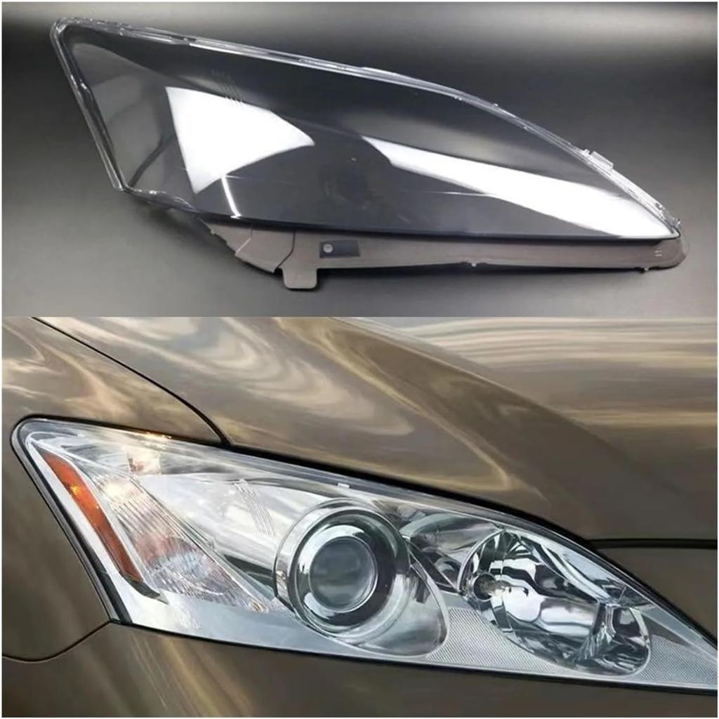 Front Headlight Lens Lampshade Compatible For Lexus ES Series ES240 ES300 ES350 2006 2007 2008 Replace Shell Transparent Headlamp Cover Shell(Left)