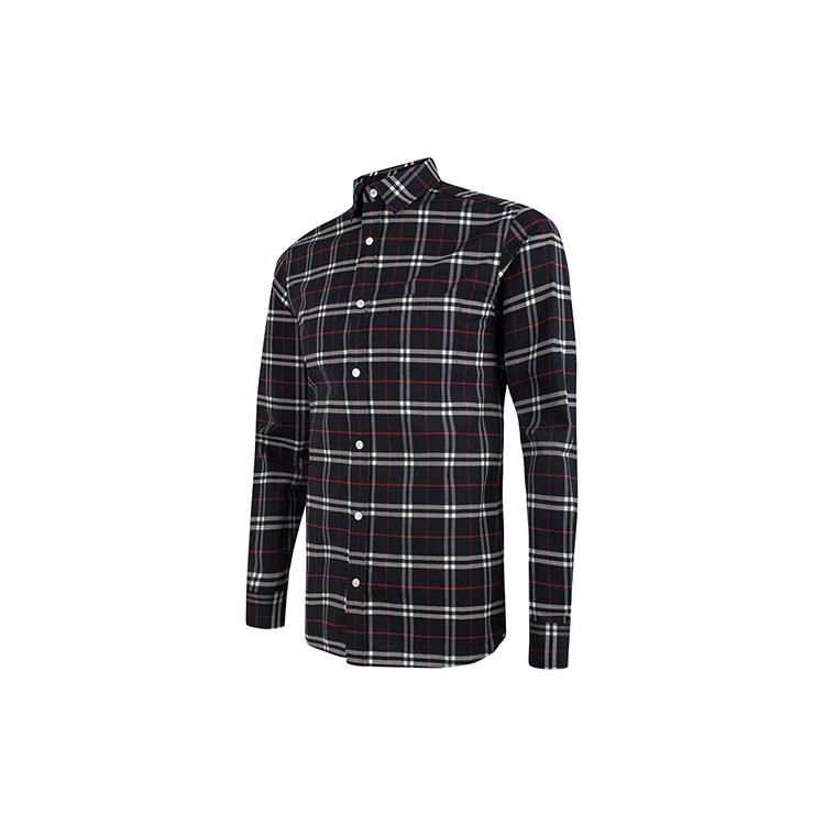 Burberry Shirts Men's Marine Blue Pointed Collar Moderate Other 80048351