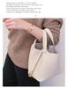 Genuine Leather Women's Bucket Bag - TOGO Cowhide Casual Fashion Handbag