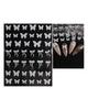 Laser Nail Stickers Butterfly Heart Star Design Adhesive Slider Decals Nail Art Stickers Manicure Decorations