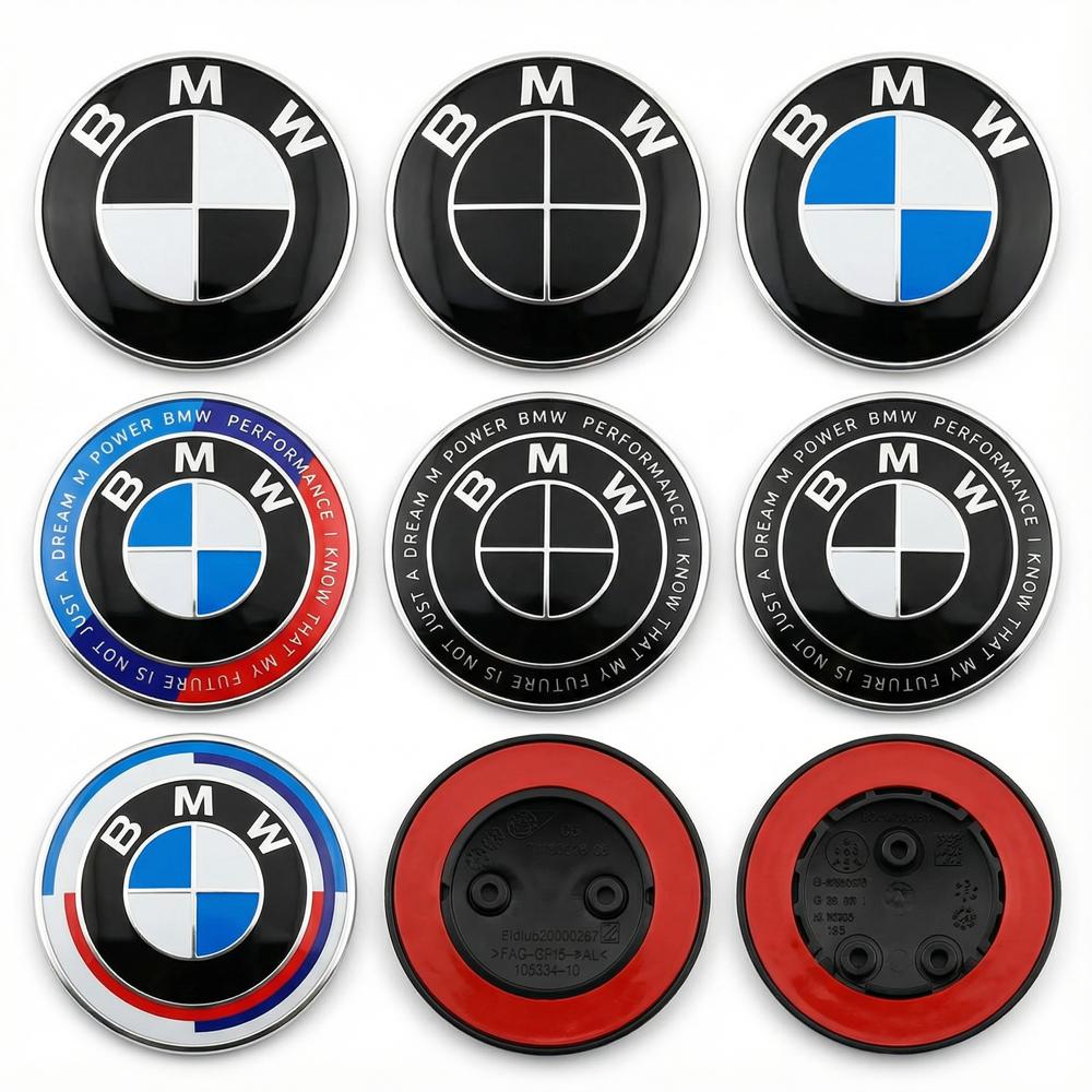 For BMW M QQQ 2 Holes 3 Holes Hood Emblem Trunk Badge BMW F20 F22 F23 F30 F80 F31 F34 F32 F82 F33 F10 F11 E81 E87 E63 E64 F12 F13 E85 FI5 AT9