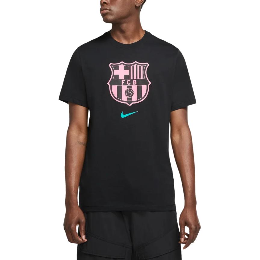 

Nike T-Shirt Evergreen Crest Junior Barcelona Football Club 20/21 Season Crew Neck Pullover Short Sleeve Kids tops CD3199-011 S