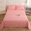Single Complete Sheet Soft and Breathable Various Size Bedspread for Bedrooms Guest Room Students Dorm Bedding Sheets