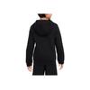 Nike Hooded Solid Color Printed Letter Sweatshirt Kids Sweatshirt Black DX5158-010