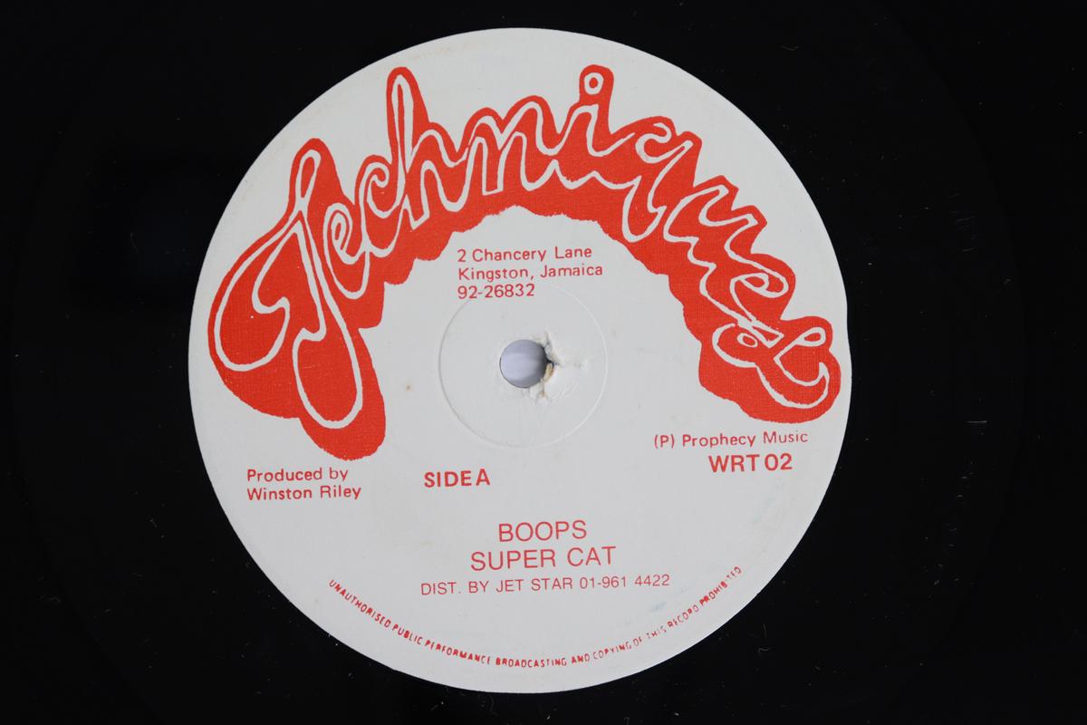 

12inch Record SUPER CAT Boops Here To Go WRT02 TECHNIQUES RECO UK Reggae Ska Dub Used