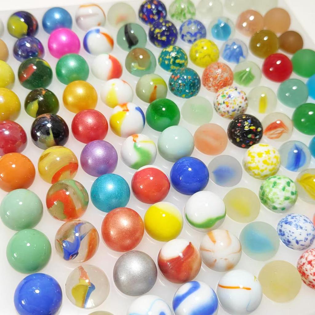 16mm Colorful Glass Beads for Children's Yo-yo Game Machine