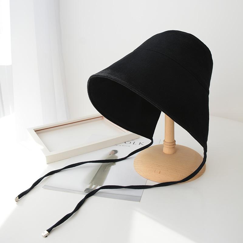 

Новейшая рыбацкая шляпа в корейском стиле с разрезом на спине для женщин, Панама для активного отдыха, женская шляпа-ведро с защитой от солнца M 56-58cm