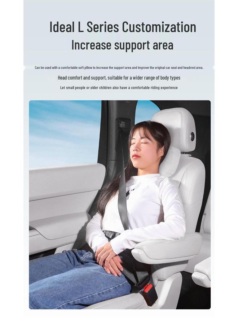 Premium Wildleder Auto Kopfstütze & Lendenwirbelstütze von Ideal