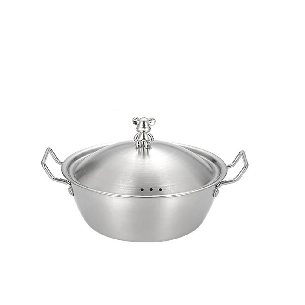 With Lid Instant Noodle Bowl Stainless Steel Snack Bowl Food Container Rice Wine Bowl  Household