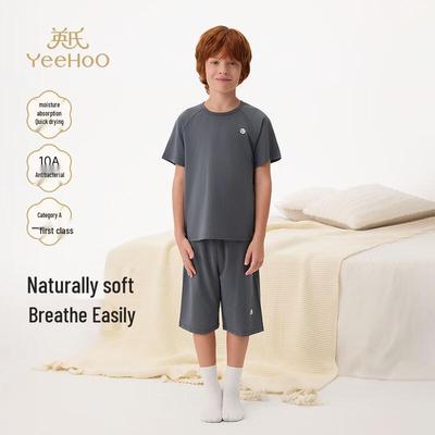 Kids' Antibacterial Moisture-Wicking Pajama Set