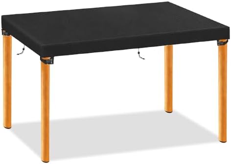 Udbrud Garden Table Cover 220x100x15cm 420D Oxford Waterproof Windproof Outdoor Furniture Cover