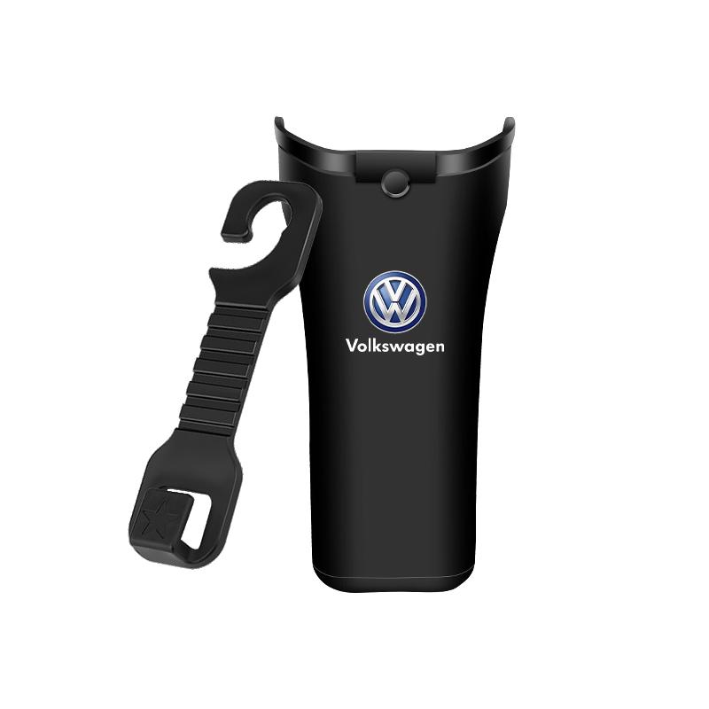 1/2Pcs Car Styling Car Storage Box Umbrella Garbage Organizer Bucket For Volkswagen Tiguan Golf-4 5 6 7 MK6 B5 B6 B7 Jetta Lavida Polo Tiguan Passat