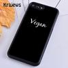 Krajews Vegan Vegetables Veggies Soft Phone Case Cover For IPhone 18 17 Air 16 15 14 plus 11 12 13 pro max coque Fundas