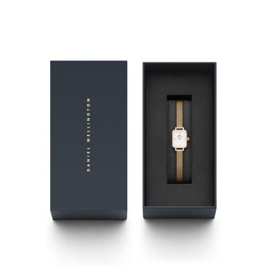 Dámské hodinky Daniel Wellington Quadro Mini 15 mm Dw00100725 + Krabička (Zw524A)