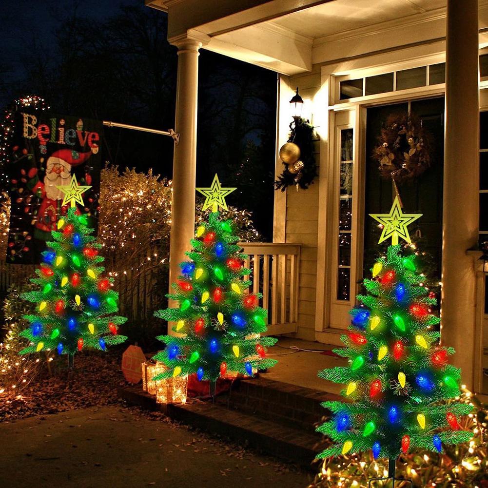 Xmas Tree Garden Decorative Led Lights Auto On/Off Light Sensor Control For Garden Party Decorations