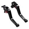 Nakira Brake and Clutch Lever Set for and CBR650R CB650F, CBR650F, CB650R, (Black)