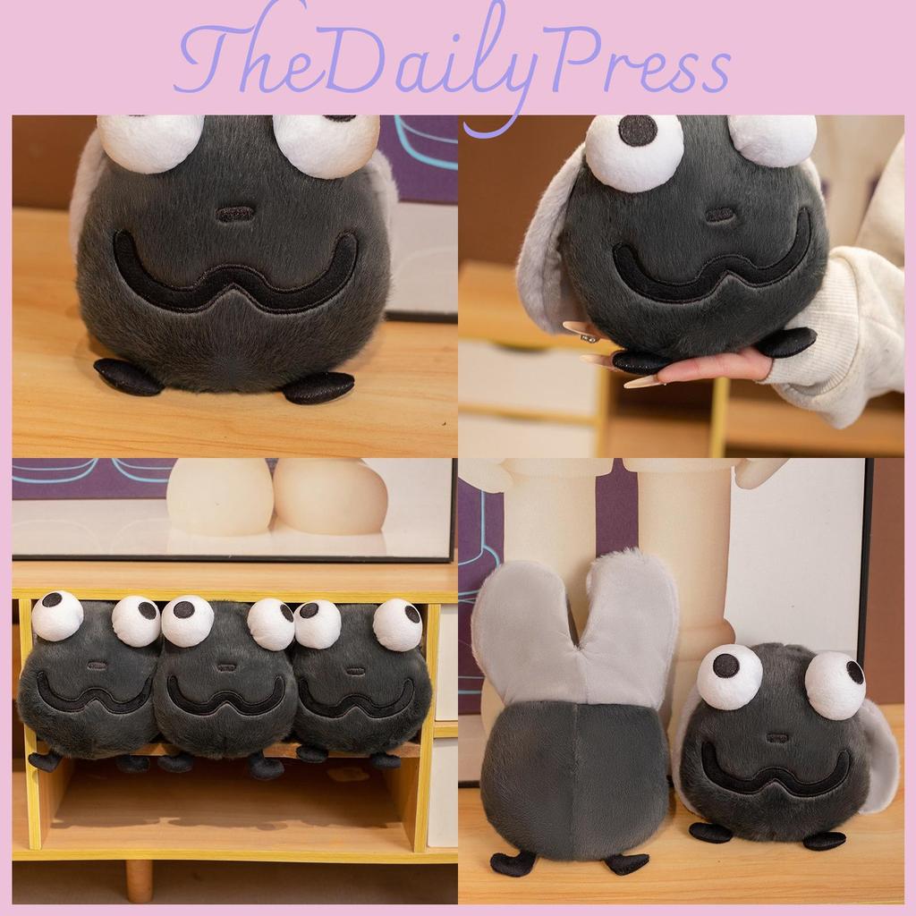 Doll Fly Black Cute Toy Plush Doll Birthday Gift Creative Styling Handicrafts