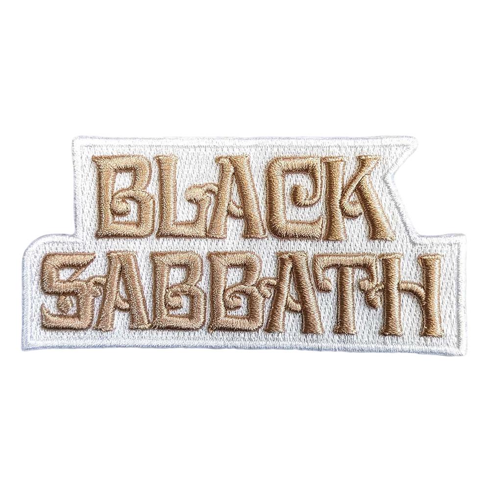 Black Sabbath Woven Text Logo Iron On Patch
